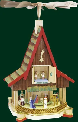 Produktbild von 2-stöckiges Adventshaus - Christi Geburt (53cm) von Richard Glässer