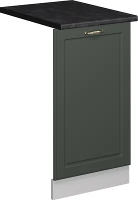 Produktbild von Geschirrspülblende Vicco Fame-Line Grün-Gold Landhaus 45 cm , AP Anthrazit, Model 55306