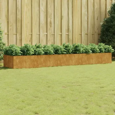 Obrázok produktu pre vyvýšená posteľ vidaXL 360x80x40 cm z cortenovej ocele
