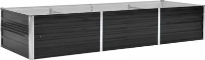 Produktbild von vidaXL Garten-Hochbeet Anthrazit 240 x 80 x 45 cm Verzinkter Stahl