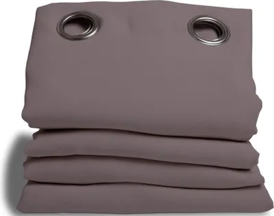 Produktbild von MOONDREAM Akustikvorhang 3in1 | Lärmschutz | Thermoisolierung | 100% Verdunkelung | Patentierte Technologie | Ösen | Grau MC7305 | 140B x 260H cm