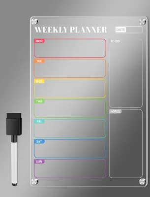 Productafbeelding van Whiteboard 60x40 cm, magnetisch, drooguitwisbaar, wit, voor organisatie