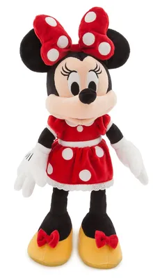 Produktbild von Disney Store Official, Minnie Maus in Rot, Kuscheltier, Plüschmaus, 47 cm – Minnie Maus Rot