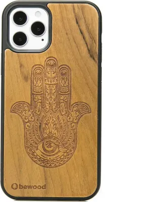 Imagen del producto de Funda de madera HAMSA IMBUIA para iPhone 12 / 12 Pro
