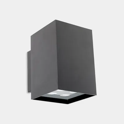 Productafbeelding van LEDS C4 Afrodita Wandlamp - 17,4 W, neutraal wit, 1390 lm, IP55, grijs