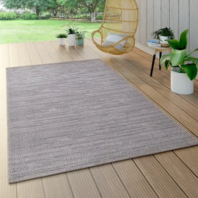 Immagine prodotto di Tappeto da esterno resistente alle intemperie Balcone Cucina Sisal Righe screziate Dimensioni 140x200 cm