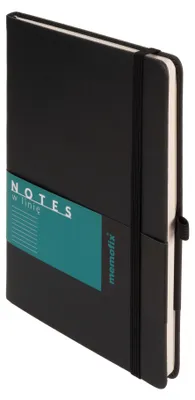 Immagine prodotto di Taccuino A5 a righe Memofix nero