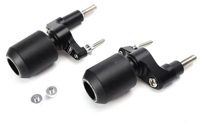 Immagine prodotto di Paraurti per moto - Protezioni per telaio per modelli Streetfighter V4 / S / SP dal 2020 al 2023 - Protezioni per carenatura - Kit di protezione anticaduta - Nero
