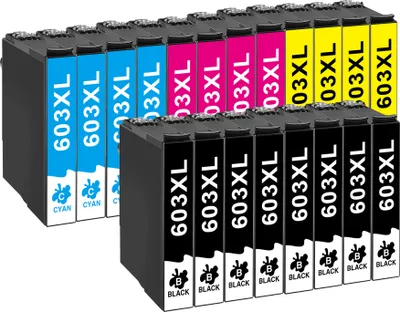 Produktbild von 16PK Druckerpatronen 603XL für Epson 603 XP-2100 XP-2105 XP-2155 XP-3100 XP-4100 WF-2810 DWF WF-2830 DWF