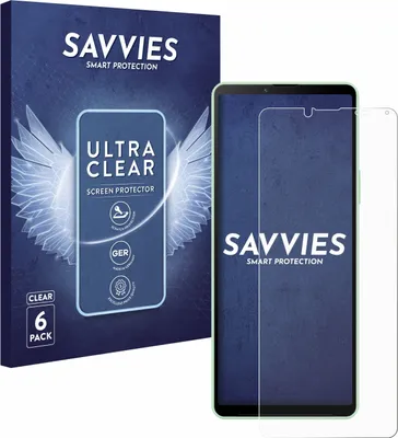 Produktbild von 6x Für Sony Xperia 10 V Schutzfolie Savvies Displayschutz Display Schutz Folie Klar Transparent