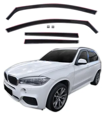 Produktbild von GP Windabweiser Für  Bmw X5 F15 2011-2018 4tlg GP Regenabweiser, Schwarz, Getönt, Aerodynamisch, Einfache Montage, Befeistigung mit Clips