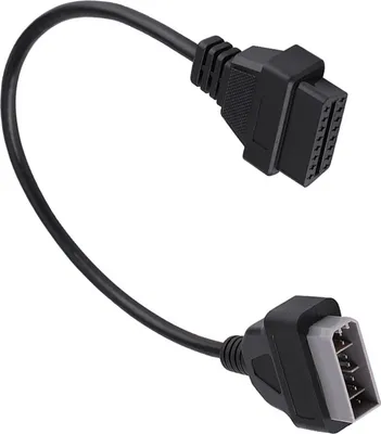 Image de Câble de diagnostic avec connecteur adaptateur OBD2 14 broches vers 16 broches pour Nissan