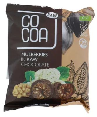Productafbeelding van Cocoa Chocolade Moerbeien (70 gr)