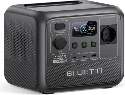 Produktbild von BLUETTI AC50B Solar Stromgenerator 448Wh/700W AC Ausgänge, 0-80% in 45 Min. Solargenerator für Camping, Road Trip, Stromausfall