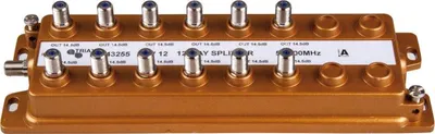 Obrázok produktu pre TRIAX F-rozdeľovač 12-násobný 5-1000 MHz 14 dB odrušovací ACV 12