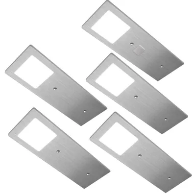 Obrázek produktu pro LED světlo pod skříňku kuchyňské 5x3 W, kuchyňské světlo Eco-Pad, teplá bílá