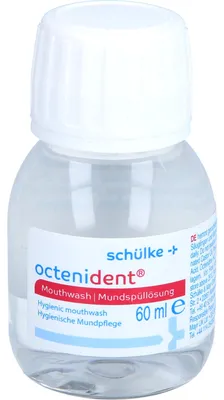 Produktbild von octenident Mundspüllösung - Hygienische Mundpflege für die ganze Familie, 60 ml Lösung