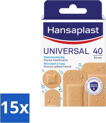 Produktbild von Hansaplast - Universalpflaster - Wundversorgung - 40 Pflaster - Vorteilspack - 15 Stücke