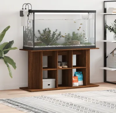 Produktbild von "im Angebot" Aquariumständer Braun Eichen-Optik 120x40x60 cm Holzwerkstoff - Aquarien-Deko CC22830