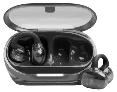 Immagine prodotto di JBL Soundgear Clips TWS Open-Ear-Kopfhörer, IP54, Ghost Black