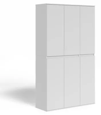 Immagine prodotto di Armadio Vicco Claus Bianco 111 x 191.5 cm con 6 porte, Model 54741