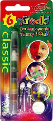Produktbild von Segmentierte Schminkstifte 6 Farben classic Titanum