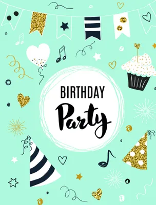 Produktbild von Geburtstag - Glückwunschkarte im Format 11,5 x 17 cm mit Umschlag