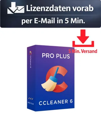 Produktbild von CCleaner Pro Plus (3 Device - 1 Jahr) ESD Hilfsprogramme Tools Treiber 5 Min. Versand als Download per Mail