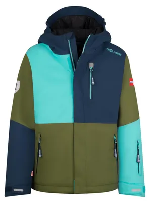 Produktbild von Trollkids Kids Hallingdal Jacket pine green/mystic blue 152