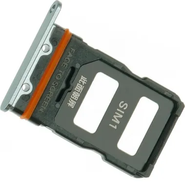 Produktbild von Simkarten Halter für Xiaomi Mi 12 - Tray Fach Schublade Schlitten Blau