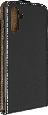 Image de Avizar, étui rabattable vertical avec porte-cartes pour Galaxy A04s / A13 5G, noir