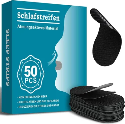 Image de 50 bandes buccales anti-ronflement pour un meilleur sommeil