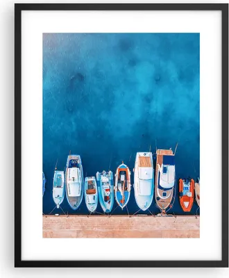 Produktbild von Gerahmtes Poster - Schwarzer Rahmen - Hafen Hafen £ódŸ - 40x50 cm - Wand Bild - Wanddeko - Wandbilder - Kunstposter - Wandposter - Bilderrahmen - Bilder - Kunstdruck - Wanddekoration - P2BPA40x50-5081