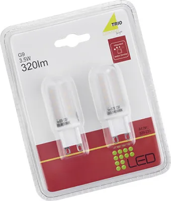 Produktbild von Trio G9 3.5W 929-230 2PACK LED-Kapsel, Sockel G9, 3,5 Watt, Warmweiß, 3000 K, dimmbar