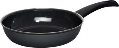 Produktbild von RIESS 0042-003 RIESS Emaille Ceramicglas Pfanne Nouvelle 24 cm, Dark Grey / Bratpfanne