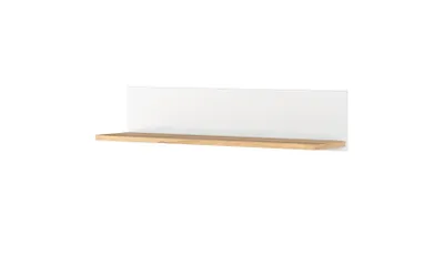 Produktbild von Furniture24 Hängeregal Wandregal Wandboard Story So14 Weiß / Nash Eiche