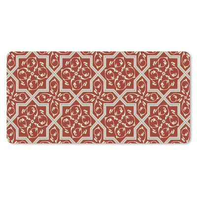 Obrázok produktu pre Podložka pod myš - Vzor - červená - hviezdy - 80x40cm - Rohožka pod myš