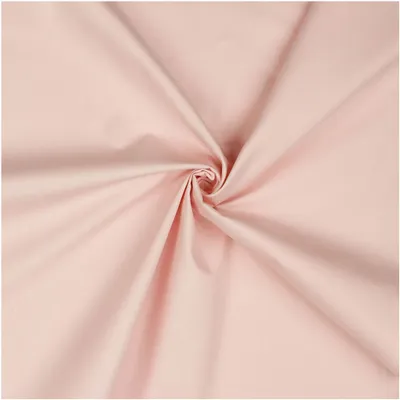 Popeline Baumwollstoff Fahnenstoff ab 1m x 146cm Meterware unifarben 2v2 OEKO-Tex 100 Basicstoff hellrosé