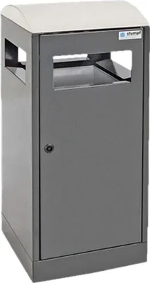 Image de Stumpf Tri des déchets A³-ES gris anthracite/inox Seau intérieur 40l - 650-040-0-2-100