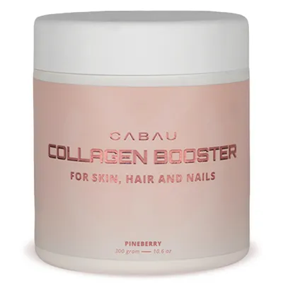 Produktbild von Cabau Collagen Booster - Kollagen für Frauen - Kollagenpulver - 300 g - 30 Portionen - Pineberry