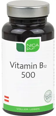 Produktbild von Nicapur Vitamin B12 500 Kapseln 60 St