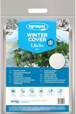 Produktbild von Wintervlies Frostschutzvlies Pflanzenschutzvlies 50 g/m² Weiß 1,6 x 5 m