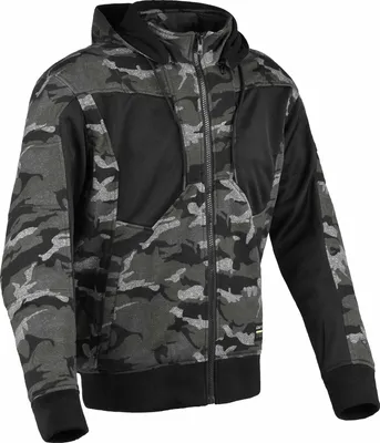 Imagen del producto de DIFI Chelsea: Chaqueta textil para motocicleta, color camuflaje oscuro, talla L