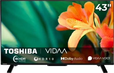Produktbild von Toshiba 43UV2363DA Fernseher 43 Zoll Smart TV VIDAA 4K UHD, HDR, Triple-Tuner, LED TV (2026)