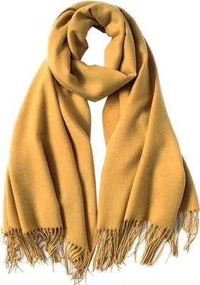 Produktbild von Famanu Schal Damen Frühling mit Baumwolle, 40+ Farben Unifarben & Kariert, XL Pashmina Stola