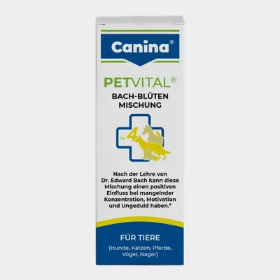 Obrázek produktu pro Canina Pharma Petvital Bachblüten Nr. 4 - Lernbereitschaft 10g