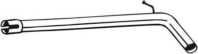 Produktbild von BOSAL Abgasrohr Auspuffrohr für VW Polo Schrägheck (6R1, 6C1) 750-303