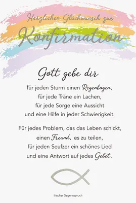 Produktbild von Konfirmation - Glückwunschkarte im Format 11,5 x 17 cm mit