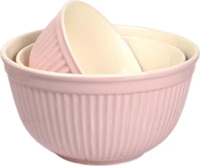 Produktbild von IB Laursen MYNTE Schalensatz Rosa 3er Set Keramik Schüsseln ENGLISH ROSE Geschir