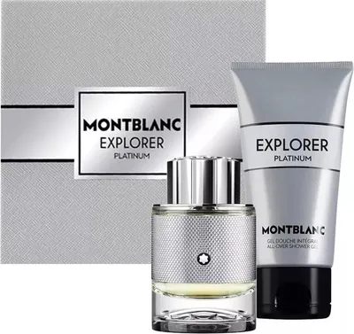Produktbild von Mont Blanc Explorer Platinum Zestaw Woda perfumowana, 60 ml + Żel pod prysznic, 100 ml